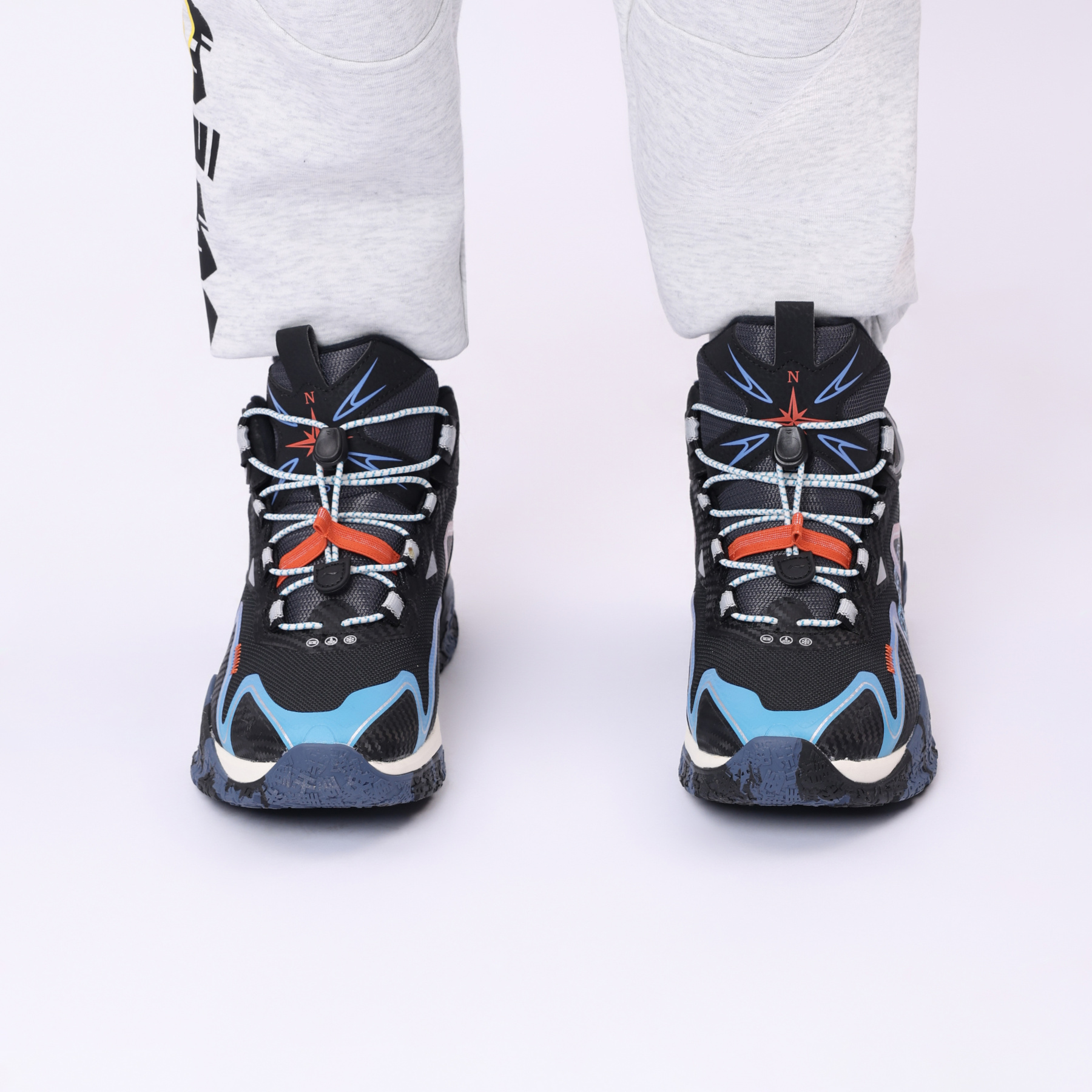 YKEU012-1 Outdoor Youth Outdoor Shoes Black